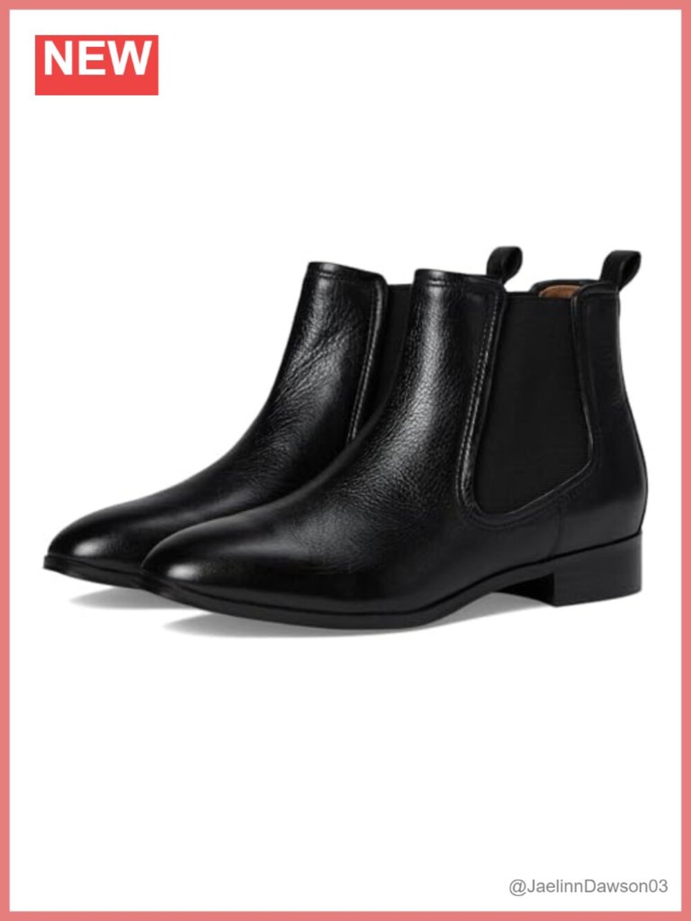 Chelsea Ankle Bootie Leather Lining TRUFOAM Pull-On Low-Top